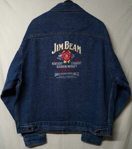 ◆80年代～90年代 企業物 ノベルティ◆JIM BEAM デニムジャケット ジージャン Gジャン◆