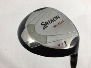 即決 お買い得品！中古 スリクソン(SRIXON) W-404 フェアウェイ 3W SRIXON SV-3001J 14.5 SR