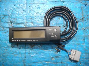 SA【0839】TECHTOM テクトム マルチディスプレイモニター MDM-100N 旧日産カプラー OBDⅡ 希少 廃盤 中古品