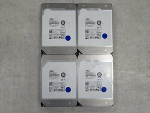 DELL 3.5インチ HDD 12TB SAS接続 (MG07SCA12TEY) 中古 4枚セット F10002