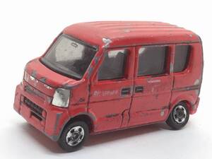 さA5★トミカ ミニカー スズキ エブリィ / エブリイ / エブリー 日本郵便 郵便車 2009 1/57 No.68 車輪軸曲がり有 B