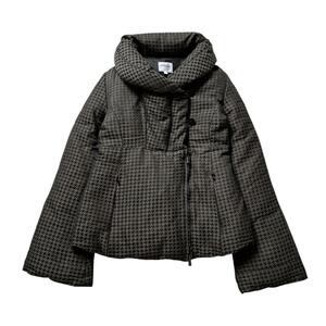 ARMANI COLLEZIONI アルマーニコレッツォーニ ダウンジャケット グースダウン コート アウター レディース ブランド 総柄 38 M