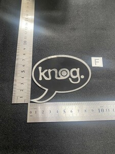  knog　ノグ　 ステッカー　シール　(F)