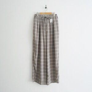 2023 / FLORENT フローレント / CHECK EASY WIDE PANTS イージーワイドパンツ 36 / 2302F04005 / 2308-0922