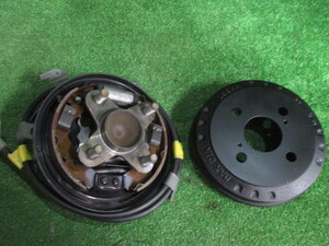 【A43708】ムーヴ コンテ L575S 左 リア ブレーキドラム ASSY