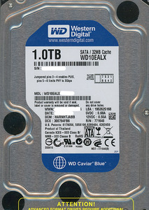 Western Digital製HDD WD10EALX 1TB SATA600 [管理:2034426]