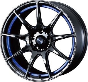 ウェッズスポーツ SA99R アルミホイール 1本 18X7.5J 5H 114.3 +45 ブルーライトクローム2 (BLC2) / 18インチ WEDSSPORT SA99R