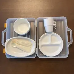 プラスチック食器セット（4人分）