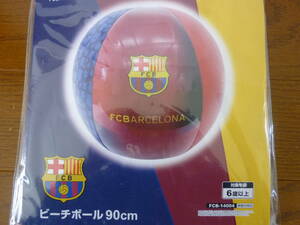 即決☆新品未使用☆レア！ 超巨大！ 90cm FCバルセロナ サッカー FCB 大きいビーチボール 超巨大ビーチボール ビーチボール