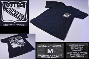 BOUNTY HUNTER ★ バウンティハンター ★ BXL ★ Tシャツ ★ Mサイズ ★ ネイビー ★ 綿100% ★ 中古品 ★