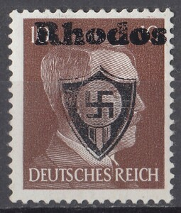 ドイツ第三帝国占領地 普通ヒトラー(Rhodos) 10pf