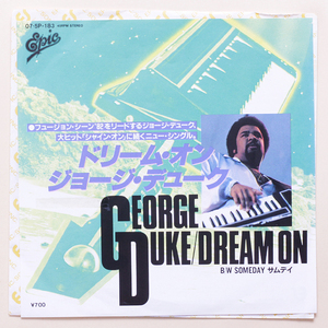 新同盤　George Duke ジョージ・デューク Someday サムデイ / Dream On(Side-A)　JapanOnly 7icnh