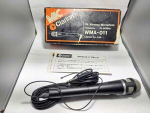 マイク クラリオン Clarion WMA-110 ケーブル付き カラオケ ワイヤレス (21_9605_4)