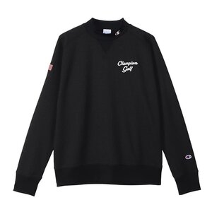 ★チャンピオン ゴルフ Champion GOLF 定価9790円 新品 メンズ 防寒 保温 モックネック 長袖 ワッフル シャツ[C3YG404-090-M]三 壱★QWER