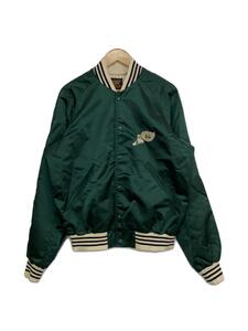 SKOOKUM◆21AW/NYLON SATIN VARSITY JACKET/S/ナイロン/GRN/1-UAM21A-2