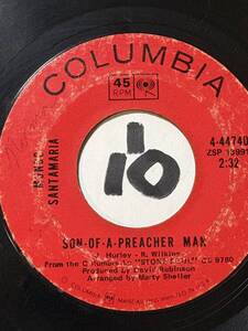 1968 MONGO SANTAMARIA SON-OF-A-PREACHER MAN / CLOUD NINE 両面VG++ TO EX バーナード・パーディー 