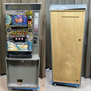 【ZS-567】エンターライズ パチスロ実機 モンスターハンター 月下雷鳴 パチスロ 5号機 ゲームセンター仕様 ドアキーあり 動作確認済