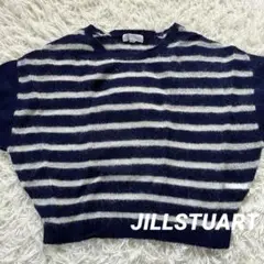 JILLSTUART 半袖ニットトップス　ボーダー　M