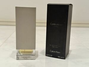 【即決も希少】CALVIN KLEIN カルバンクライン コントラディクション フォーメン 箱付CONTRADICTION FOR MEN EDT 100ml 残量約95%