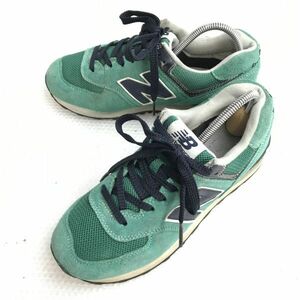 new balance/ニューバランス★574/ローカットスニーカー【size:24.5/green/緑】sneakers/Shoes/trainers◆E-043