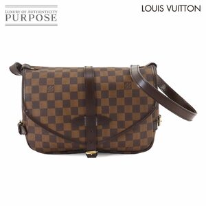 新品同様 ルイ ヴィトン LOUIS VUITTON ダミエ ソミュール 30 パーソナル SPO ショルダー バッグ エベヌ N48081 90249706