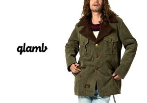 glamb グラム GB0318/JKT11 Lawrence ranch coat ローレンス ランチコート 1/裏ボア コーデュロイ ランチジャケット/カーキ/メンズ