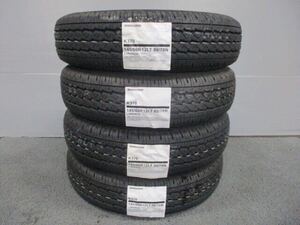 新品4本■送料込￥13,600～■145/80R12LT 80/78N■ブリヂストンK370■2024年製■軽バン軽トラエブリーキャリーハイゼットサンバーNバン