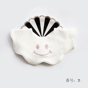 ♪ｍineka・新品・セール♪ベビー涎掛け 男女兼用 よだれかけ 食事用 ベビースタイ エプロン 綿製 快適柔軟 可愛い おしゃれYE432-3