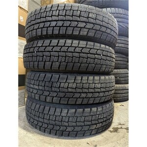 ★送料無料★ 155/65R14 2022年製 9分山 ダンロップ WINTERMAXX WM02 4本/中古スタッドレスタイヤ(冬タイヤ) モコ N7948_B1