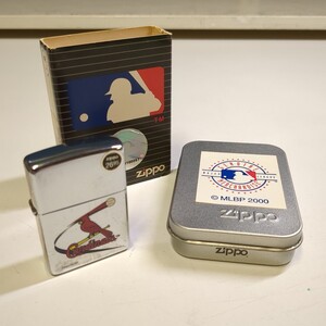 12182　メジャーリーグ カージナルス　ZIPPO　250MLB173　新古 CARDINALS　2000年製　ジッポー