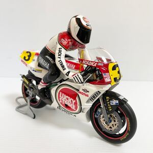 1/12 YZR500 ラッキーストライク ロバーツ OWA8 完成品 +ライダーフィギュア レイニー 1989 ヤマハ YAMAHA 2点セットハセガワ 