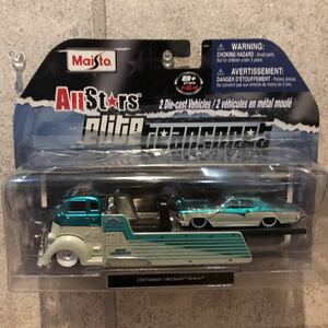 COE フラットベッド　1965 ビュイック リビエラ　トランスポート　maisto transport