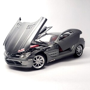 1/18 ギミック多数 エンジン再現 Mercedes-Benz SLR McLaren メルセデス ベンツ マクラーレン スーパーカー ドイツ車 高級車 1円〜 121512