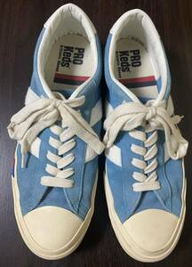 00s 日本製 9 1/2 プロケッズ ロイヤルプラス 水色 PRO-Keds royal plus light blue