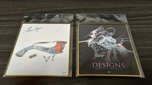 未使用 DESIGNS 永野護 デザイン展 永野護書店 ミニ色紙