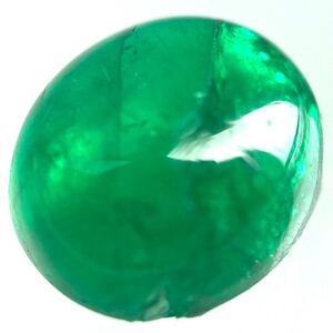 1円〜!!ソ付!!〔天然エメラルド2.748ct〕d 約8.7×7.6mm ルース 裸石 宝石 ジュエリー ベリル jewelry beryl emerald CA0/DE0 テEA0 w4マ54