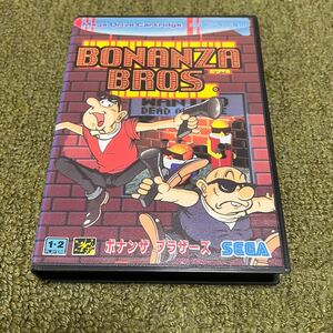 MD SEGA MEGA DRIVE メガドライブ ソフト ボナンザブラザーズ BONANZA BROS 中古品