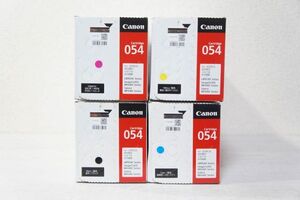 【未開封/未使用品】Canonキャノン カートリッジ 054H CRG-054H ブラック/シアン/マゼンタ/イエロー 4色セット B984