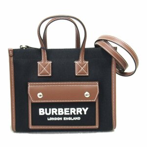 バーバリー 2wayショルダーバッグ ブランドオフ BURBERRY キャンバス 2wayショルダーバッグ キャンバス/レザー