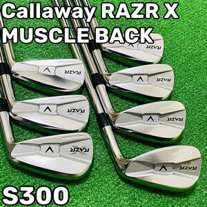 7702 Callaway RAZR X MUSCLE BACK 7本セット キャロウェイ マッスルバック アイアン DG S300 Dynamic Gold ダイナミックゴールド 