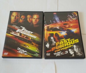 [送料込み] DVD/２作品/ワイルド・スピードシリーズ/１、３/ヴィン・ディーゼル///中古/動作未確認