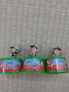 ☆美品☆GEORGIA　オリジナル　80‘s プロ野球ヒーローズ　阪神　バース　掛布　岡田　３体セット