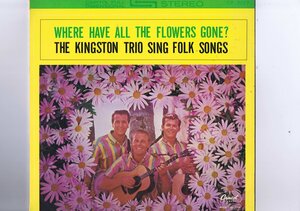 赤盤 国内盤 LP Kingston Trio / Where Have All The Flowers Gone / キングストン・トリオ 花はどこへ行った CP-7077