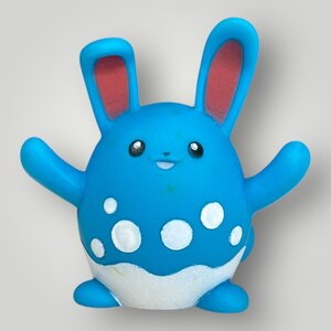 マリルリ「ポケットモンスター ポケモンキッズ」指人形　ソフビフィギュア★サイズ約５cm〈wc