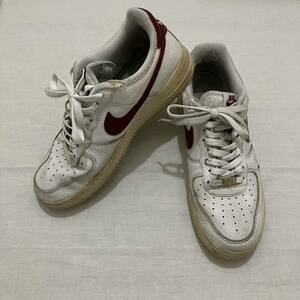 ジャンク NIKE ナイキ AIR FORCE 1 エアフォース1 スニーカー 白 しろ ホワイト 27 27.0 27cm