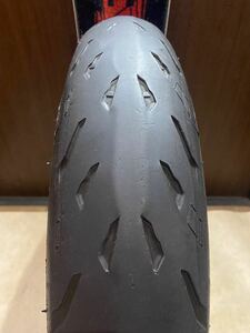 中古MCタイヤ 2022年製造 MICHELIN 2CT power5 120/70ZR17 ミシュラン パワー5 120 70 17 1722 K5617