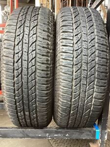 225/70R16 103H 2本 ヨコハマ ジオランダー GO51 中古 バリ山 (106965 K1802) GEOLANDAR　4×4　4WD　ジムニー パジェロ