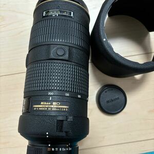 【AF動作】 ニコン Nikon NIKKOR レンズ ED AF-S VR 80-200mm 1:2.8 SWM D