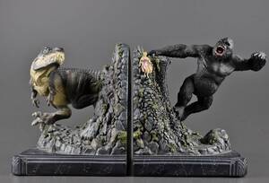 WETA BOOKENDS STATUE KONG & V-REX キングコング V-レックス スタチュー ブックエンド フィギュア