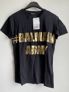 定価4.6万　国内正規！新品タグ付き　未使用　BALMAIN HOMME バルマンオム　カットソー　Tシャツ　ロゴ